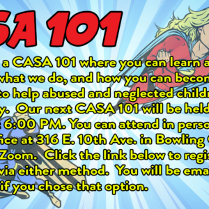 CASA 101 – July 3 at 6:00 PM (In-person OR via Zoom)