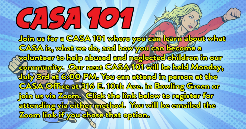 CASA 101 – July 3 at 6:00 PM (In-person OR via Zoom)